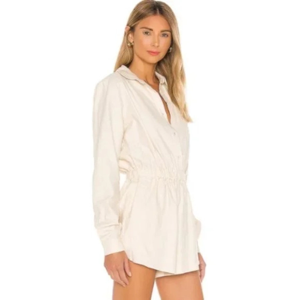 LPA KAROLINA LINEN BLEND ROMPER